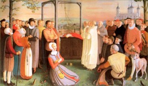 A popular image of the forty canonised martyrs of England and Wales